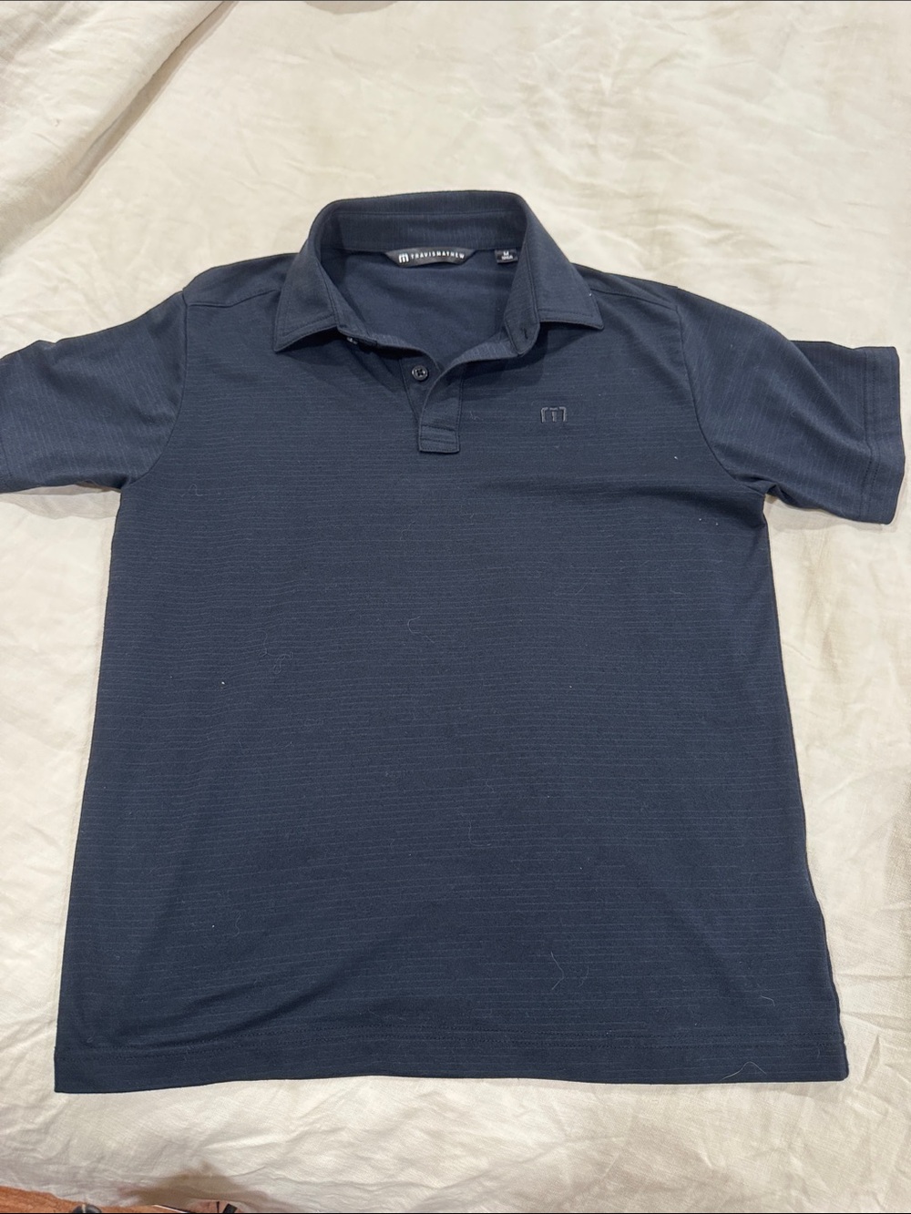 Boys Travis Mathew black Short-Sleeve Polo